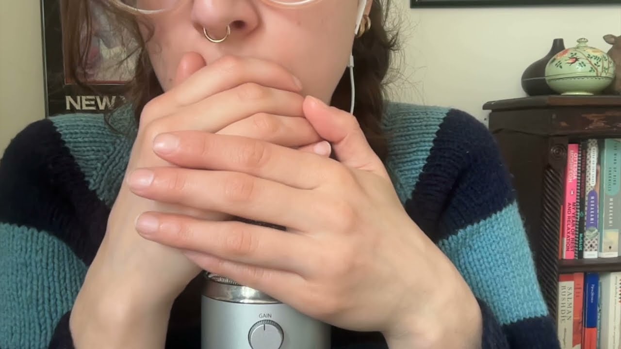 first time trying cupped (semi) inaudible whispering ASMR