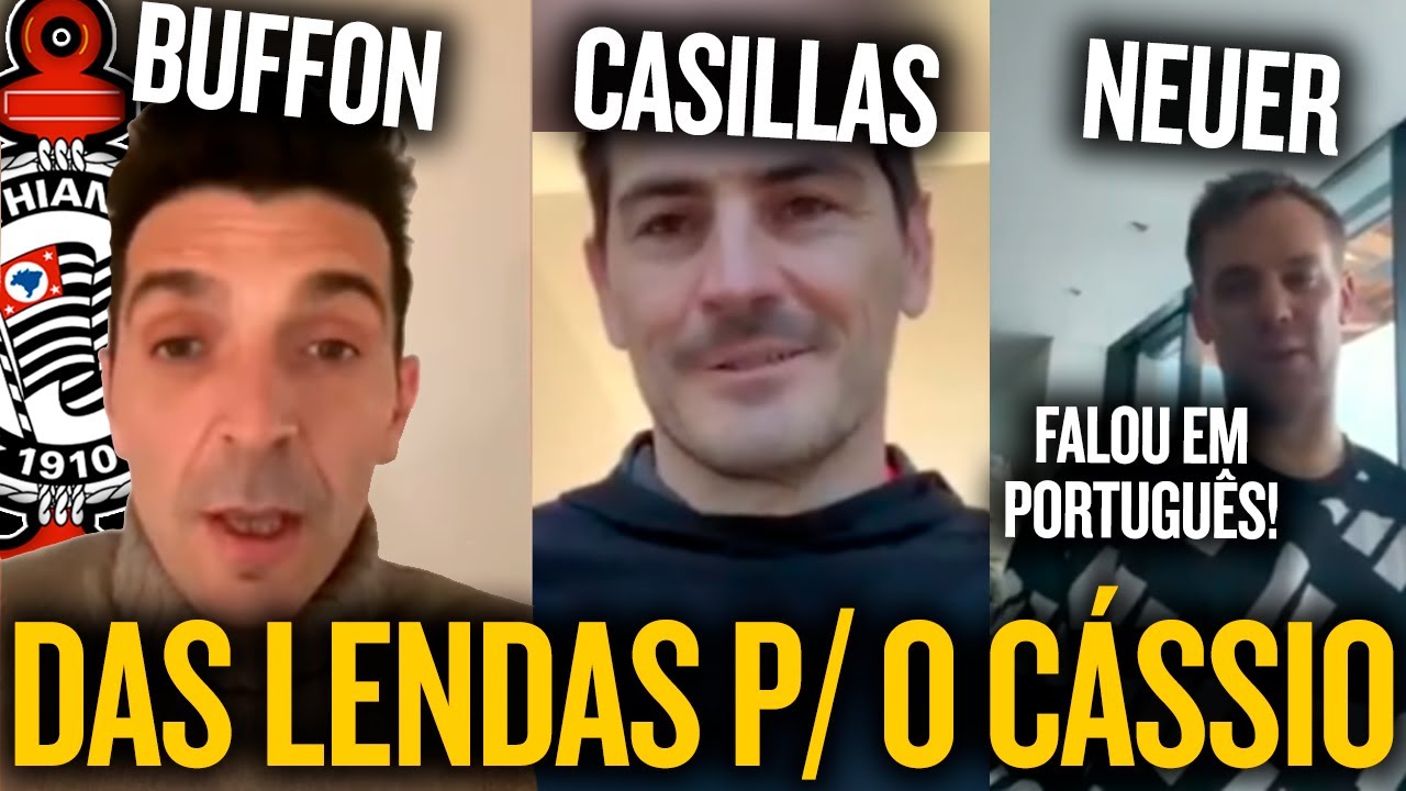 VÍDEOS DAS LENDAS DO FUTEBOL PARA CÁSSIO | HOMENAGEM AOS 500 JOGOS NO CORINTHIANS