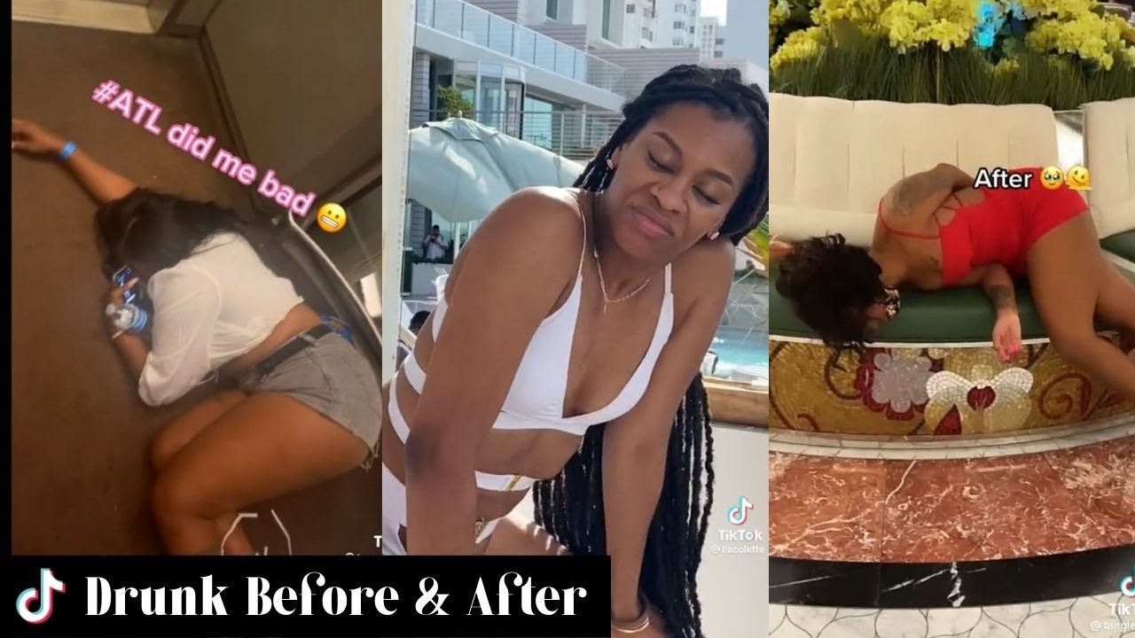 Funny Black TikTok: DRUNK BEFORE & AFTER | Black Girl TikTok