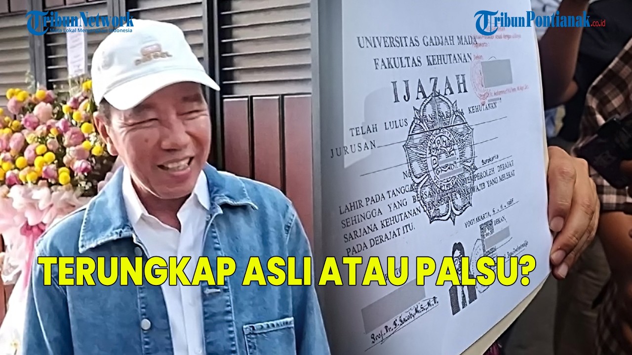 KPU PERLIHATKAN SALINAN RESMI IJAZAH JOKOWI UNTUK PERTAMA KALINYA