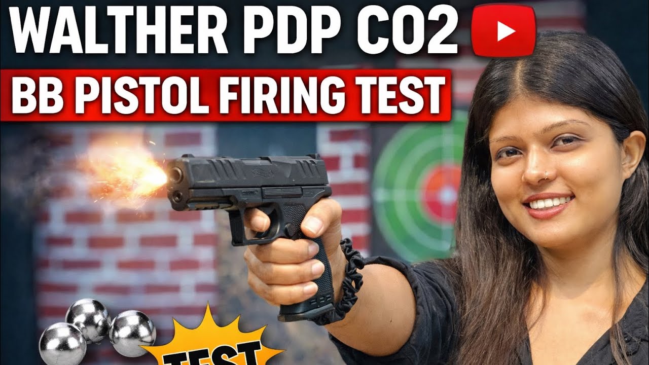 Walther PDP Compact CO₂ BB Air Pistol 🔥 Shooting Test | Accuracy, Power & Real Feel Review