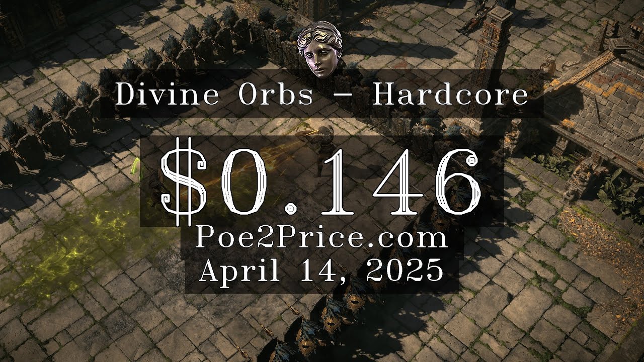 Divine Orbs Price $0.146 on April 14, 2025 in Path of Exile 2 [Hardcore]