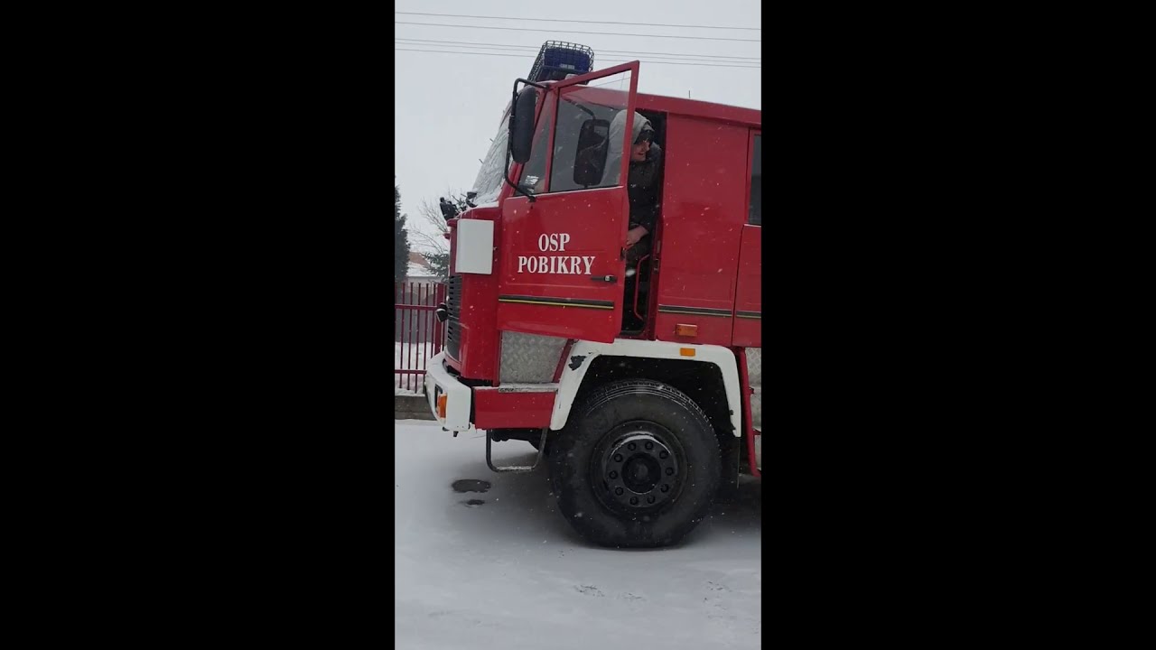 Odpalanie Jelcza przy -18 - clod start diesel