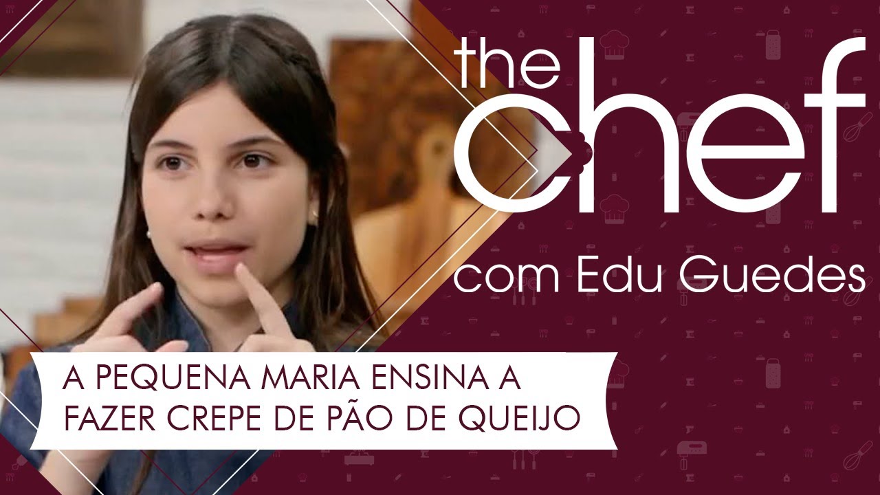 Aprenda a fazer crepe de pão de queijo com filha de Edu Guedes | THE CHEF
