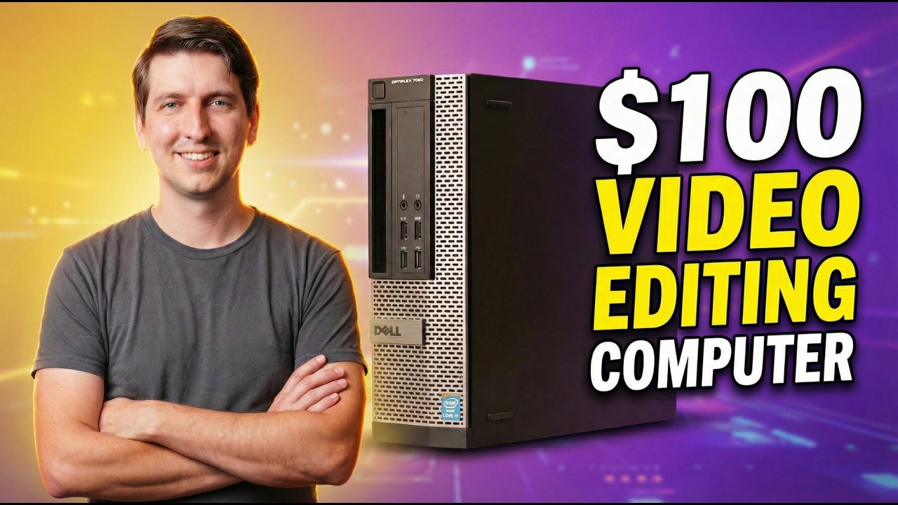 We Made This $100 Computer Edit 6K RAW Video!!