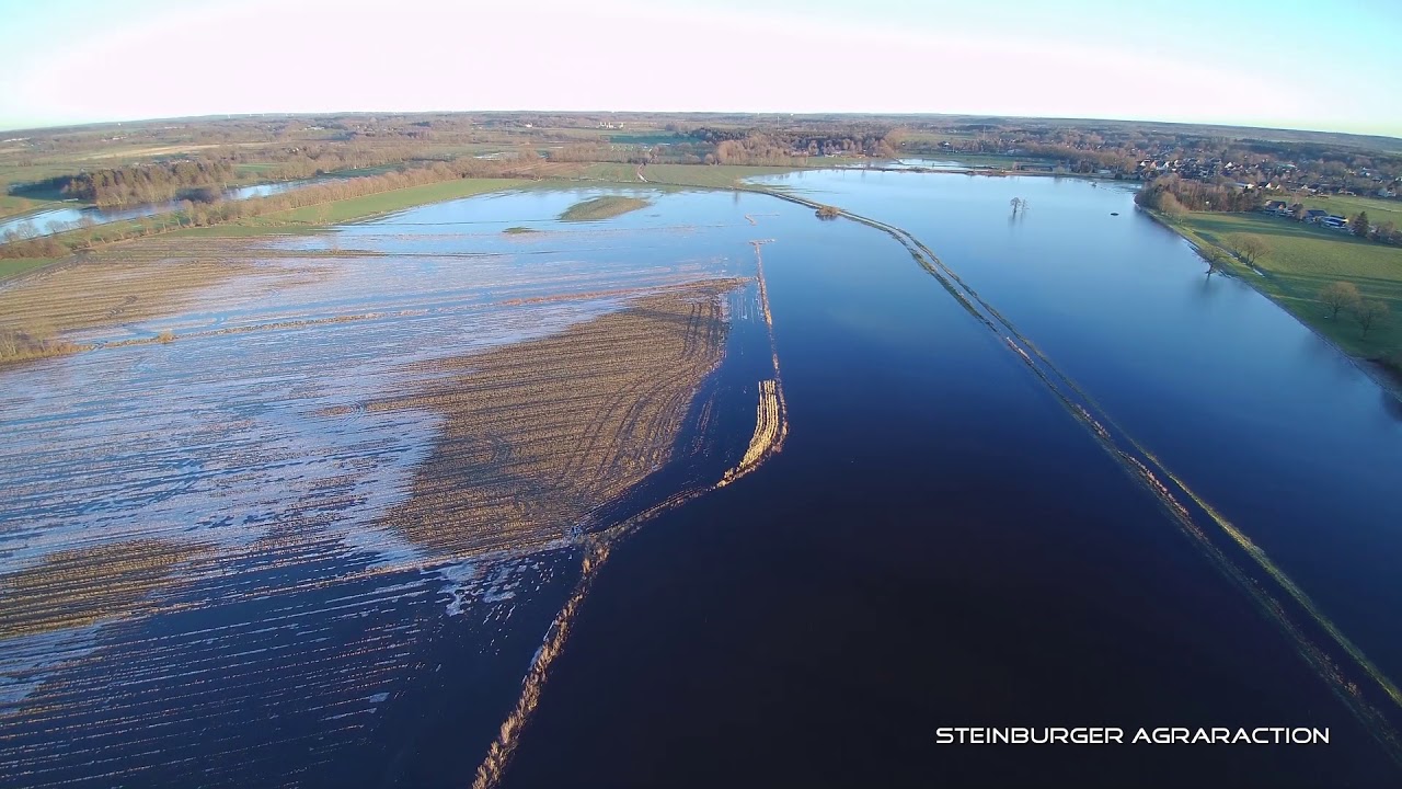 Hochwasser Kellinghusen Januar 2018 [Wittenbergen, Kellinghusen, Rosdorf (TYPHOON H)]