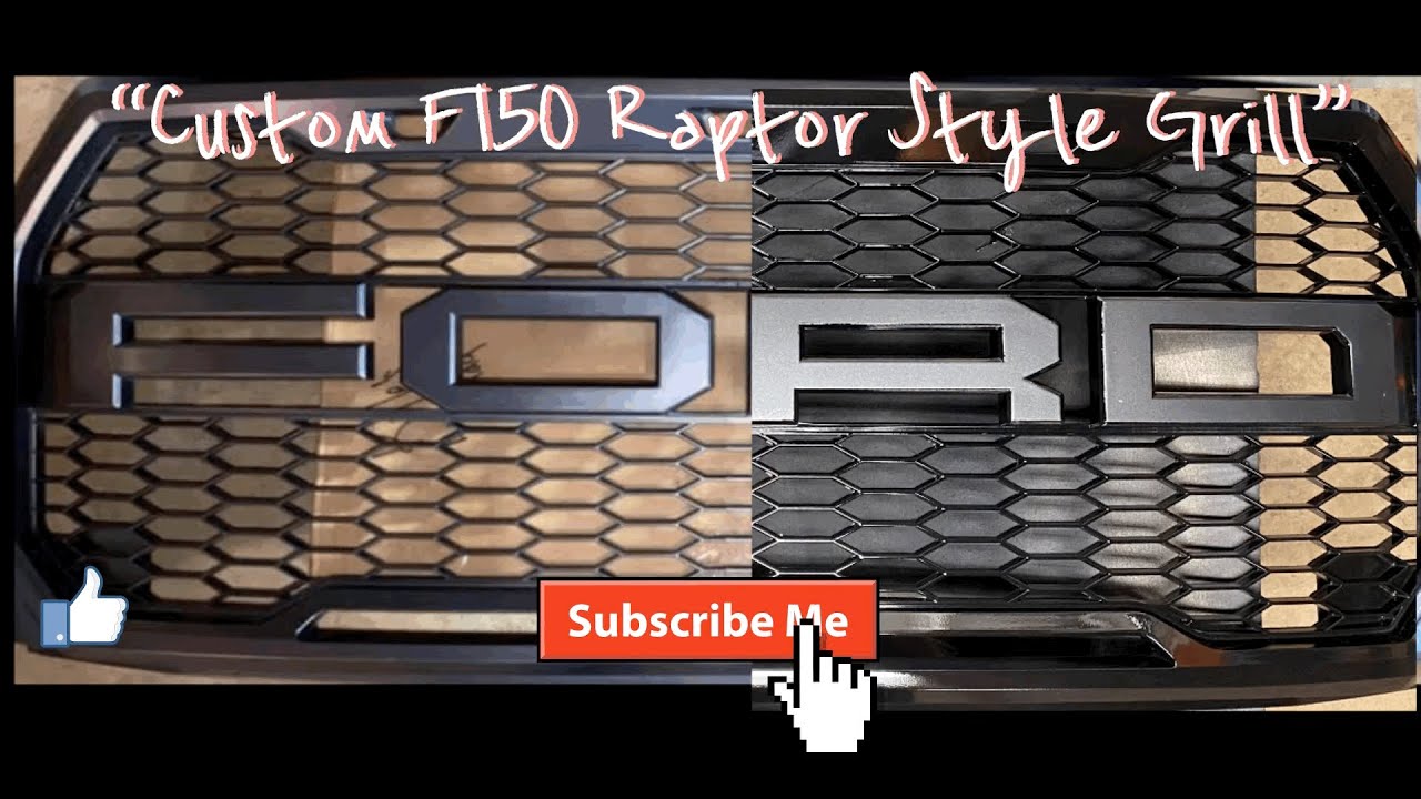 How to DIY custom paint 2015 F150 Raptor Style Grille