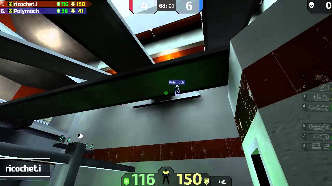 UT4 Duel - Ricochet vs. Polymach on DM-Deck16