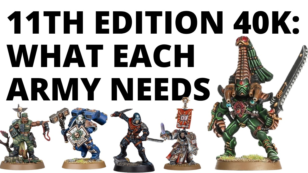 11th Edition Model Releases – What Does Each Faction Need?