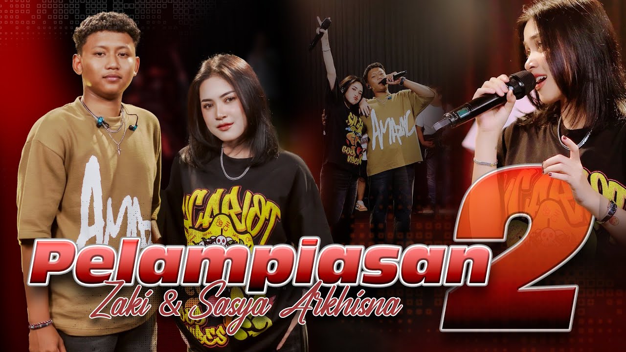 Sasya Arkhisna Ft Zaki - Pelampiasan 2 ( Official Live Music ) - Sa Music Rangkulen Aku Kekepen Aku