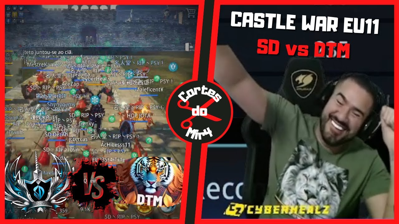 GUERRA DE CASTELO EU11 | SHUTDOWN vs DTM | MIR4