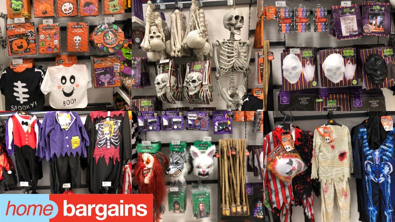 HOME BARGAINS HALLOWEEN COLLECTION SEPTEMBER 2021 | HOME BARGAINS SHOPPING HAUL | TRAVELANDSHOP