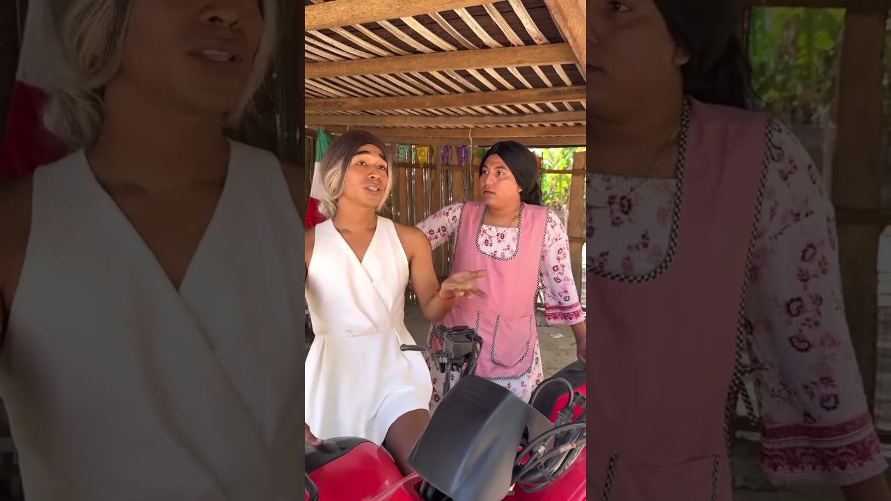 Con moto y sin dinero para la gasolina.