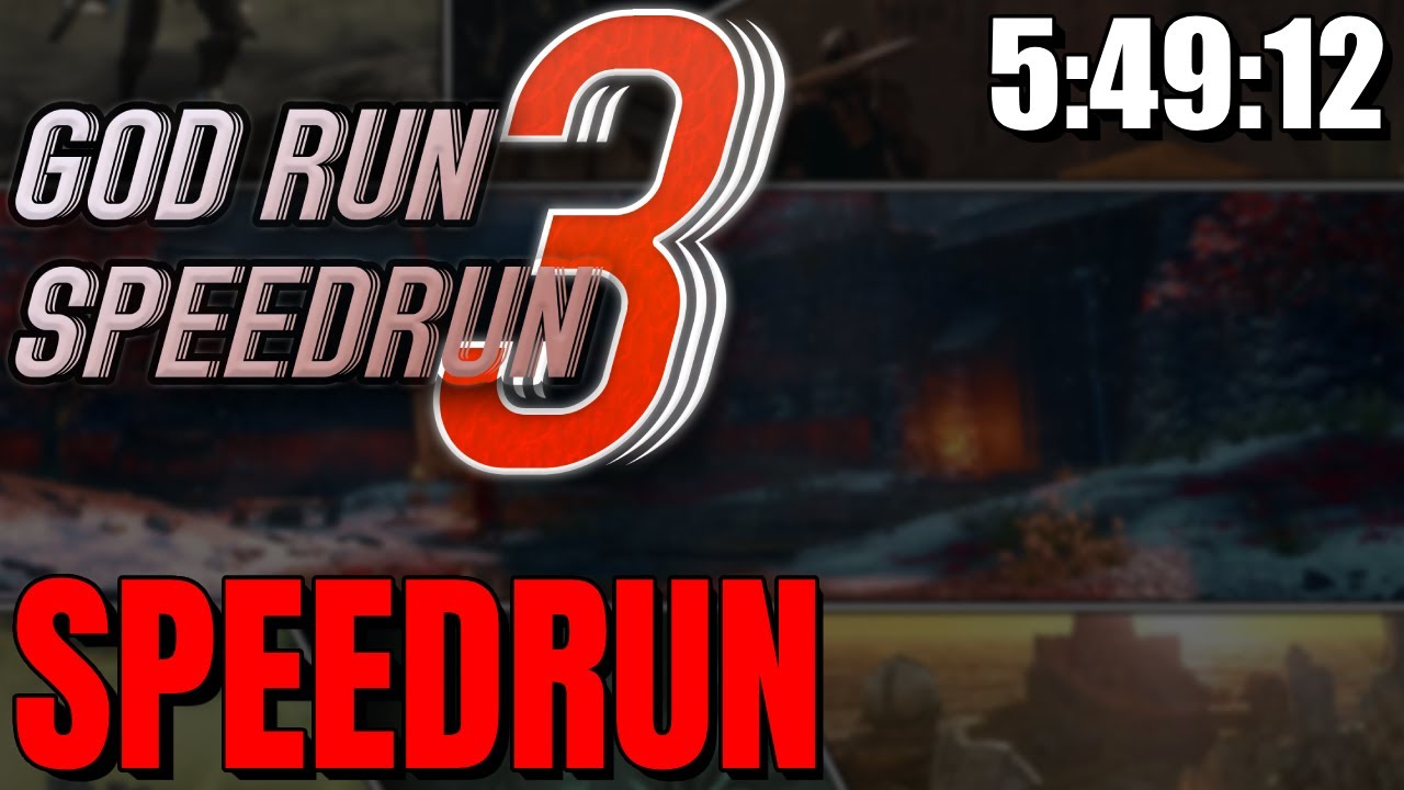 TOUS LES SOULS-LIKE DE FROMSOFTWARE EN MOINS DE 5 HEURES ET 50 MINUTES - GOD RUN 3 SPEEDRUN