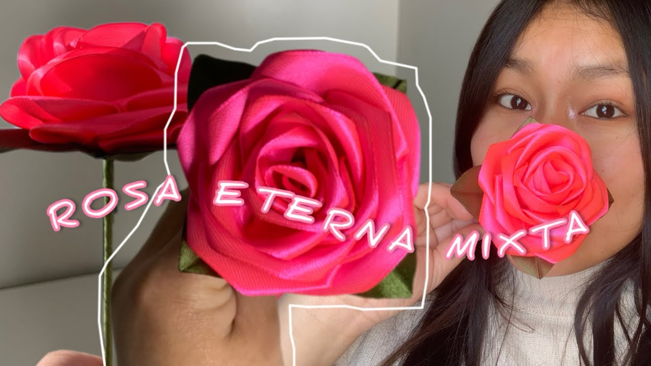 TUTORIAL ROSA MIXTA/ escarleth detalles