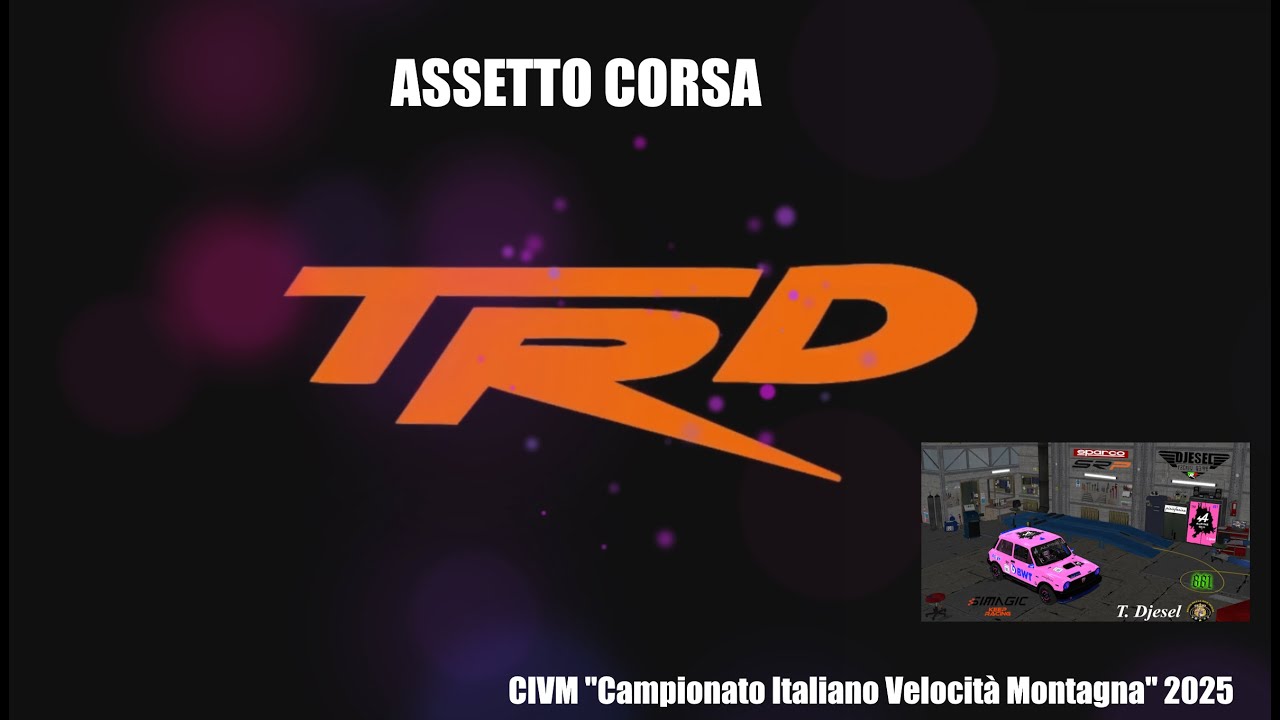 ASSETTO CORSA 4° Tappa "Orvieto La Castellana" CIVM "Campionato Italiano Velocità Montagna" 2025 TRD