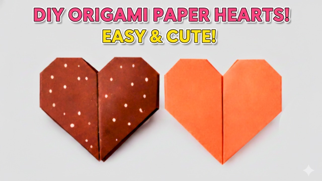 Easy Origami Heart Tutorial | Simple Paper Heart Folding Idea