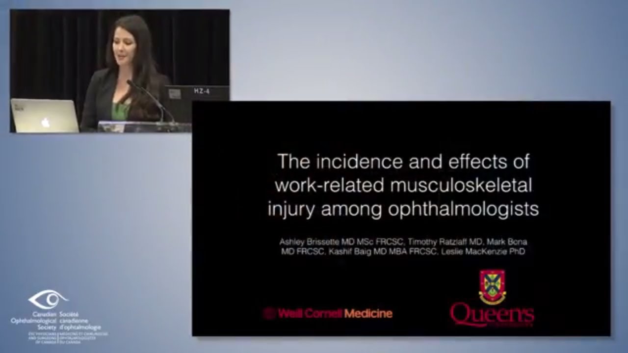 Dr. Ashley Brissette&rsquo;s presentation in COS Ergonomics session 2017