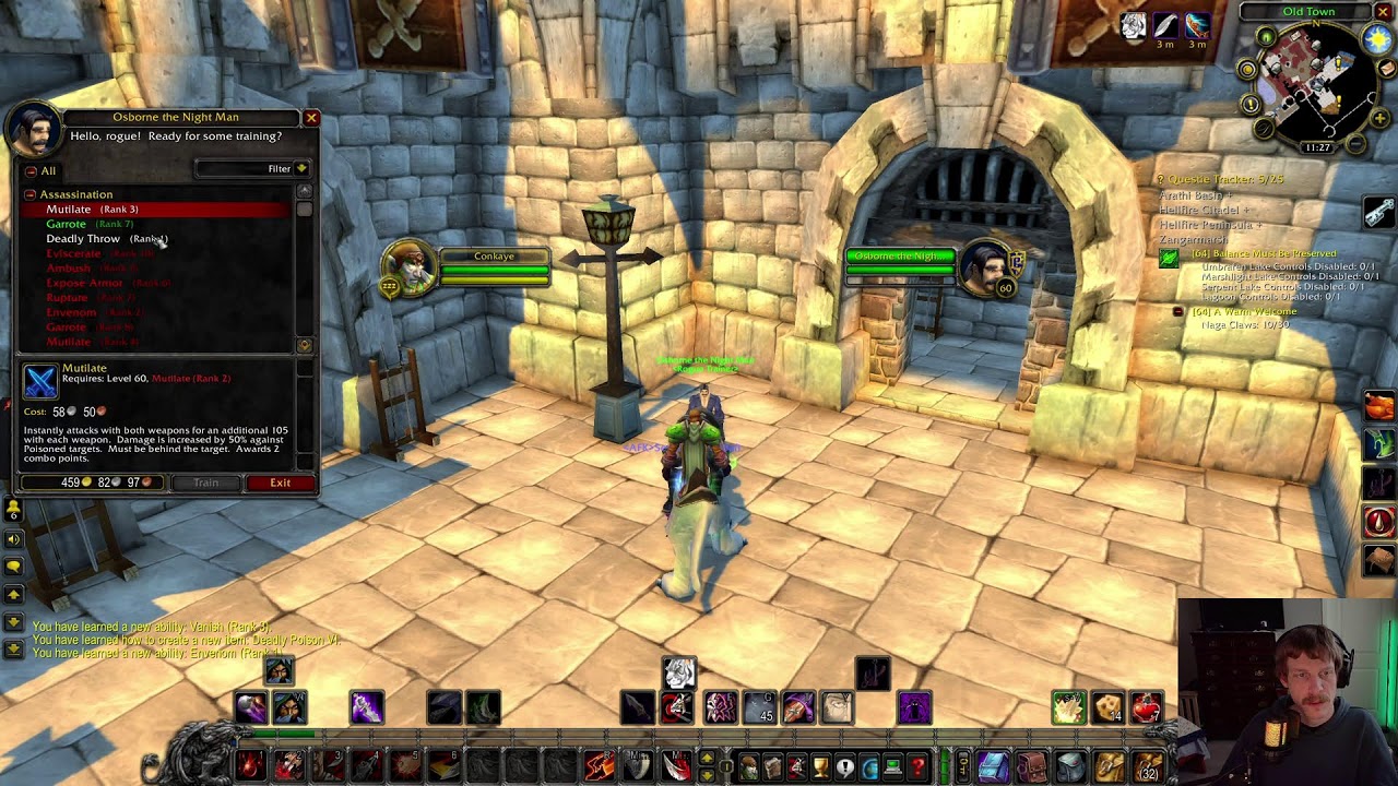 Leveling In Outlands | Rogue PVP Server | WoW Classic Anniversary
