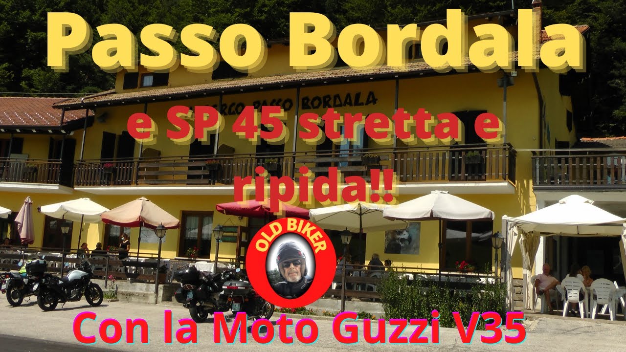 AL passo Bordala, e SP 45, stretta e ripida! Con la Guzzi V35