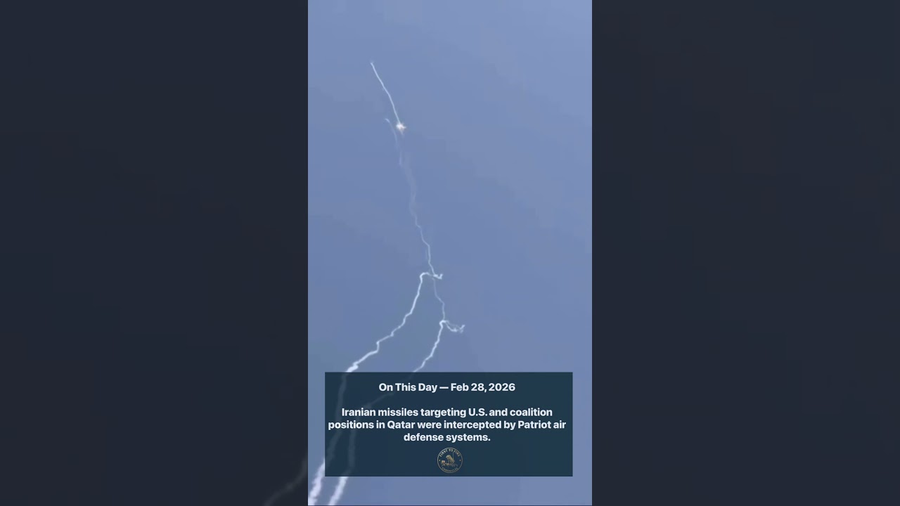 Iranian missiles targeting U.S. and coalition positions in Qatar intercepted by Patriot air defense