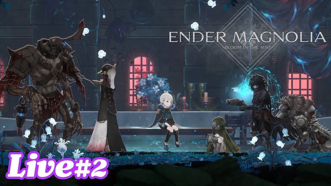 素直にハードモードに戻して紅き森から探索続けよう！ 【ENDER MAGNOLIA: Bloom in the Mist 実況配信#2】