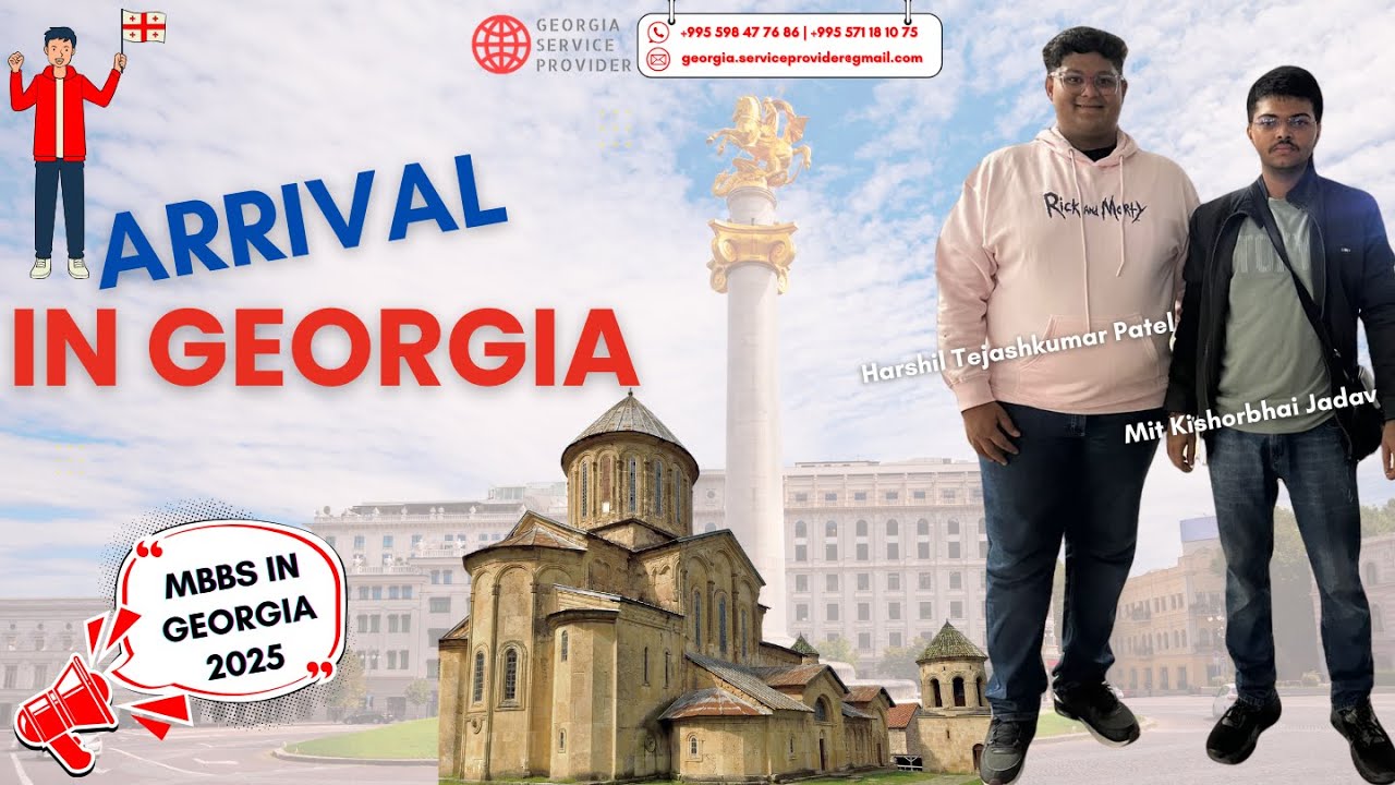 Study MBBS in Georgia | Students arrival in Tbilisi | Post-land services