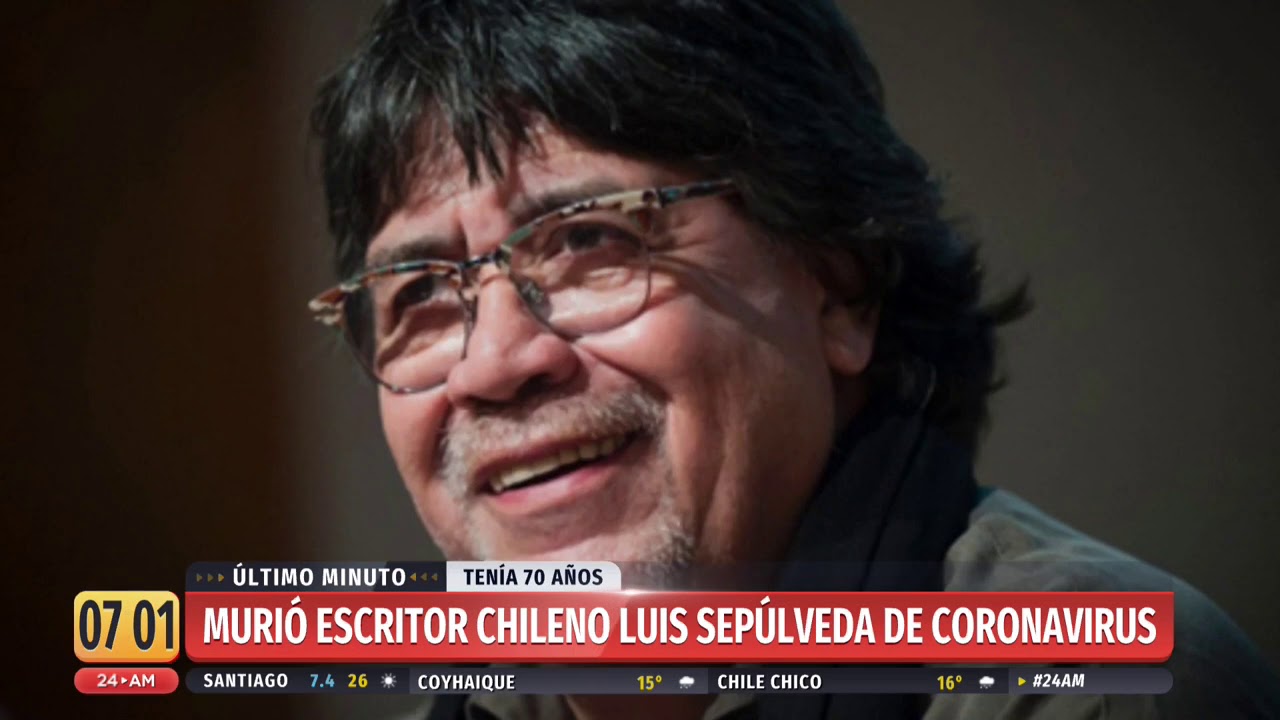 Fallece escritor chileno Luis Sep&uacute;lveda en Espa&ntilde;a por coronavirus | 24 Horas TVN Chile