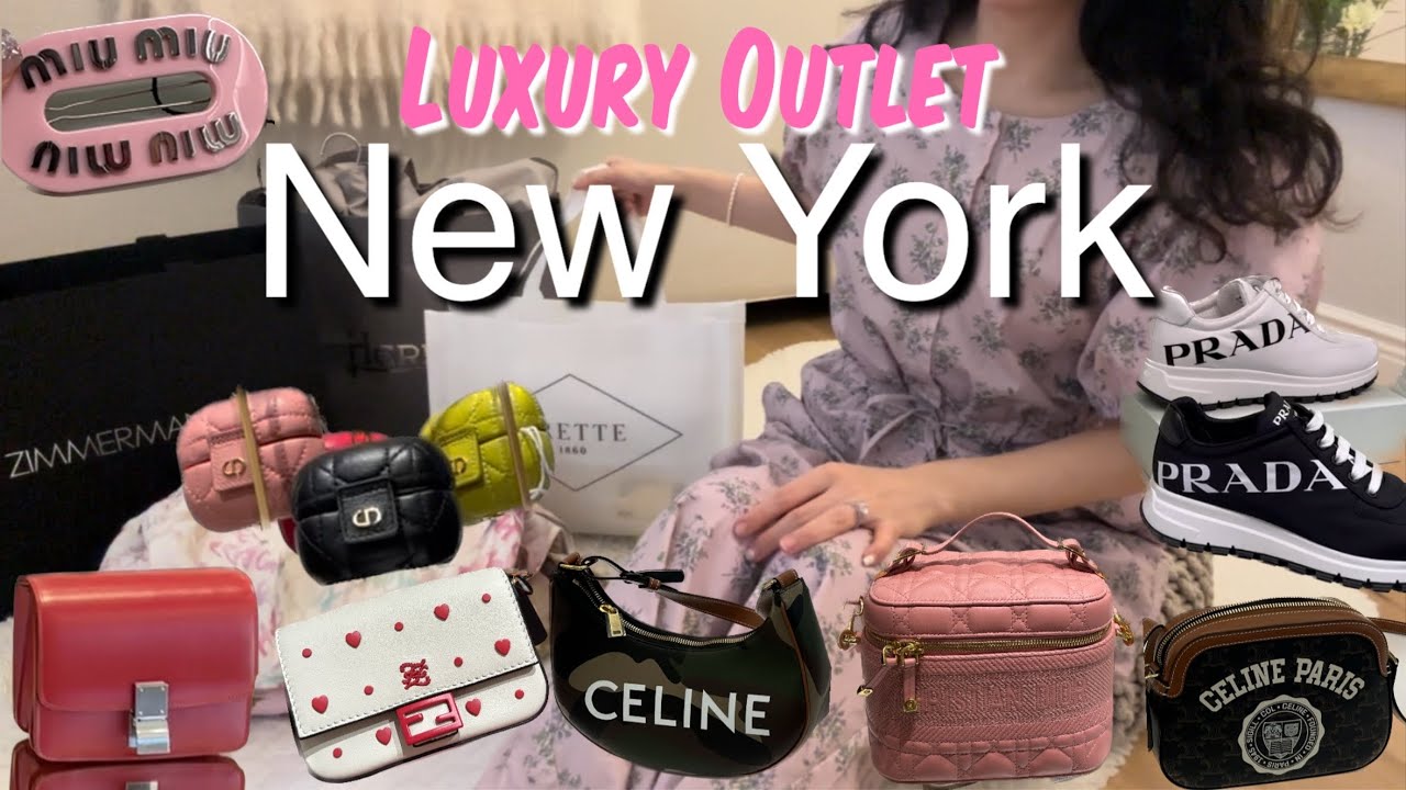Woodbury New York Designer Outlet Shopping, Unboxing, Dior, Prada, Miu Miu, Max Mara, Fendi.