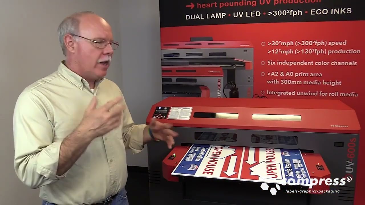How to UV print onto corrugated plastics | Compress iUV | UV printing |