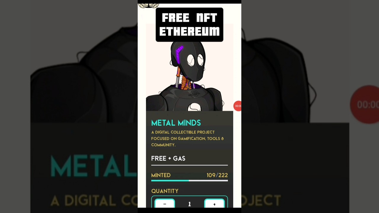 FREE NFT Ethereum Crypto🔥 #crypto #ethereum #nft #cryptocurrency