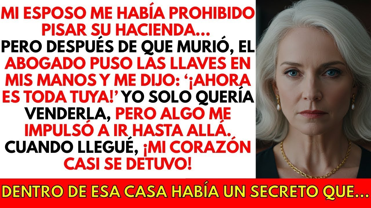 Mi esposo se fue…pero en la hacienda prohibida descubrí la verdad que intentó ocultarme toda la vida