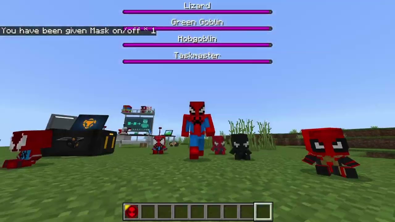 ArathNido's Spider-Man ADDON in Minecraft PE