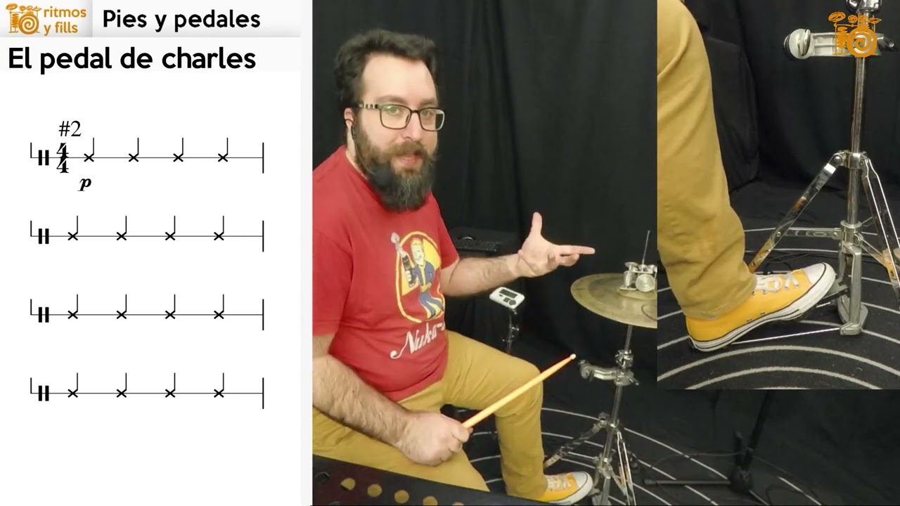 Pies y pedales - Lección 04 - El pedal de charles