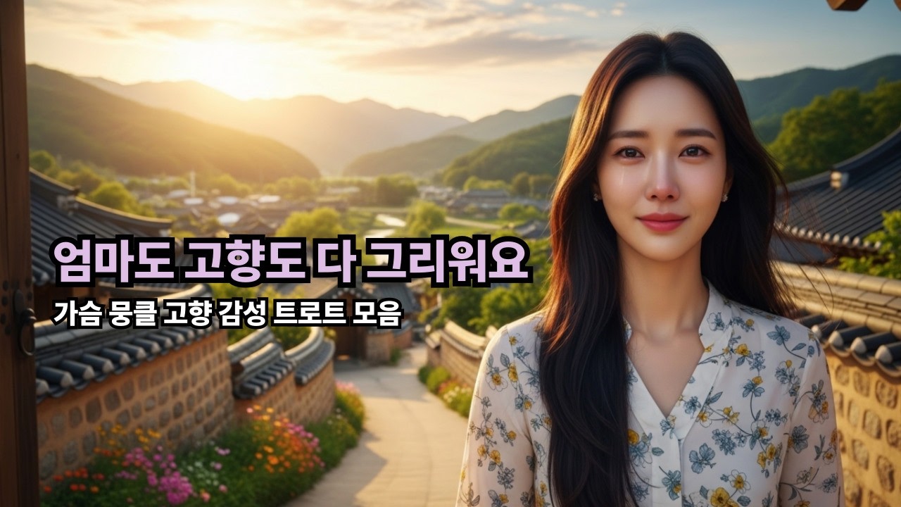 고향 가면 왜 눈물이 날까요 🏡 그리운 내 고향 감성 트롯하모니