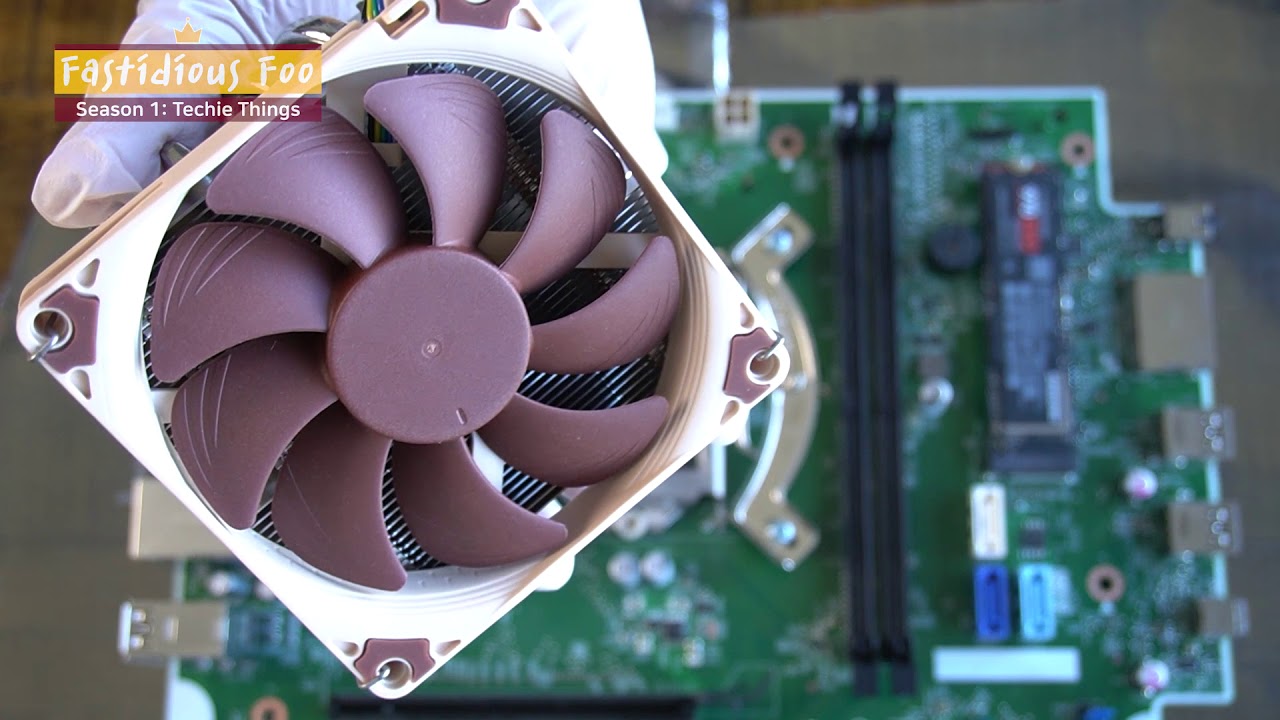 Installing CPU Cooler (Noctua NH-L9x65) on HP Pavilion Gaming Desktop 690-0073w