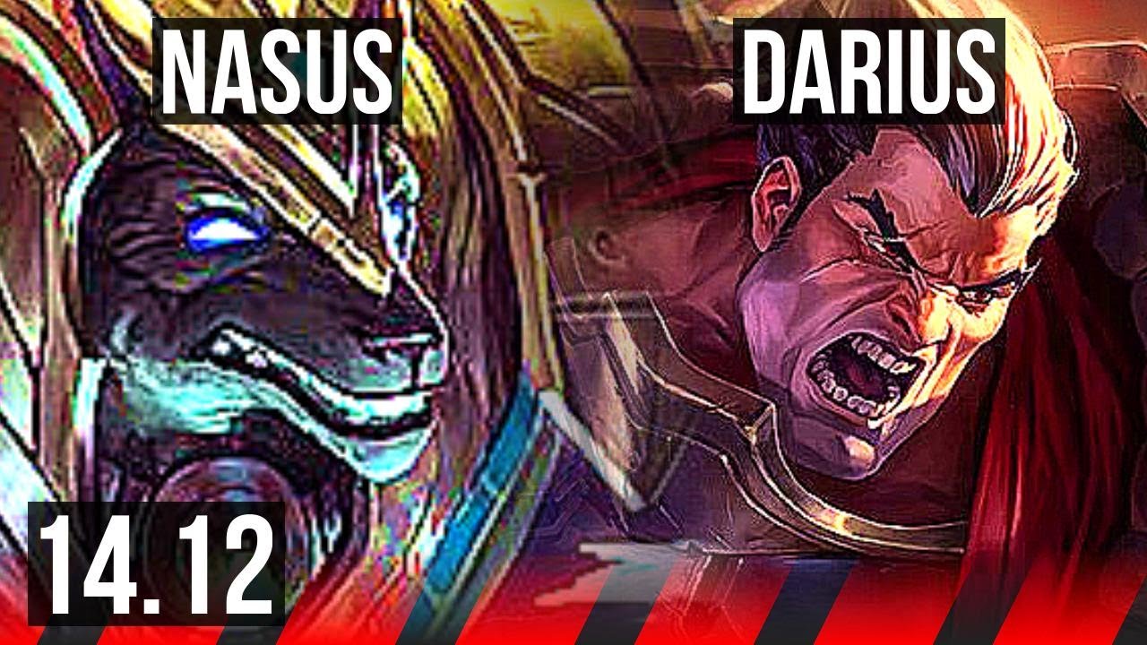 NASUS vs DARIUS (TOP) | 13/1/5, 9 solo kills, Godlike, 35k DMG | EUNE Master | 14.12