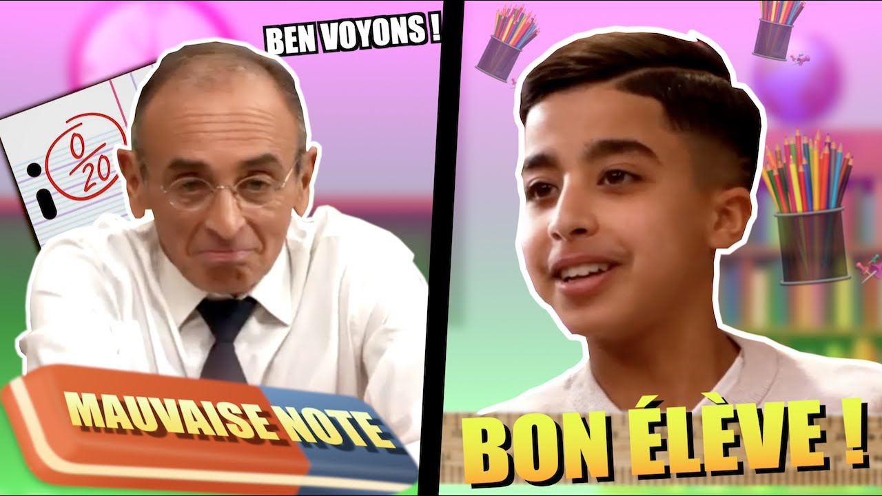ZEMMOUR À L’ÉCOLE CONTRE les élèves - Au tableau