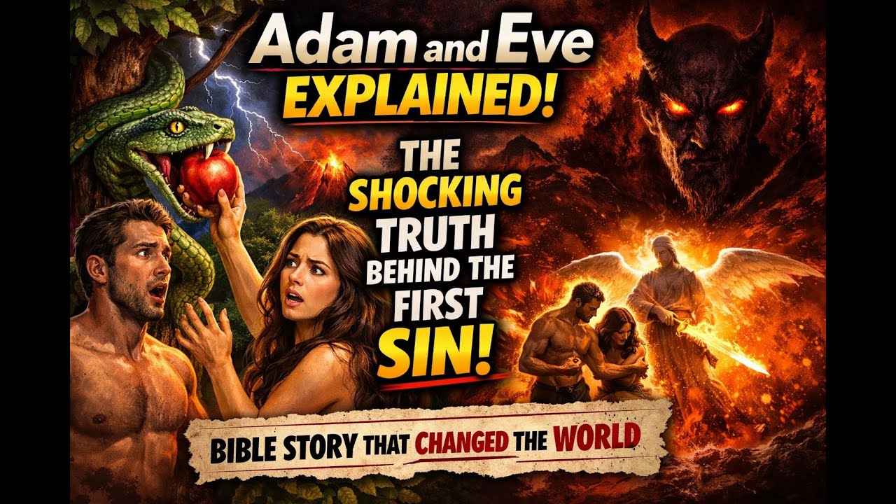 Adam and Eve Explained: The Shocking Truth Behind the First Sin | Bible Story That Changed the World