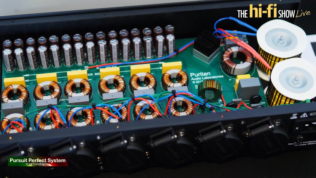 Puritan Audio Labs short demo and NEW Ground Master Product @ The hi-fi Show Live 2018