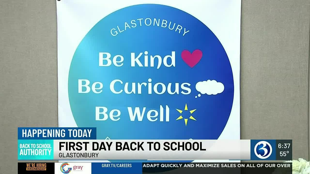 VIDEO: Students in Glastonbury head back to school