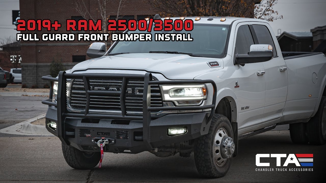 2019+ RAM 2500/3500 Full Guard Front Bumper Install | Chandler Truck Accessories