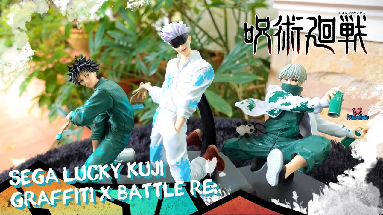 [Figureholic] 4K* SEGA Lucky Kuji Jujutsu Kaisen Graffiti x Battle Re: Gojo Satoru- Megumi-Inumaki