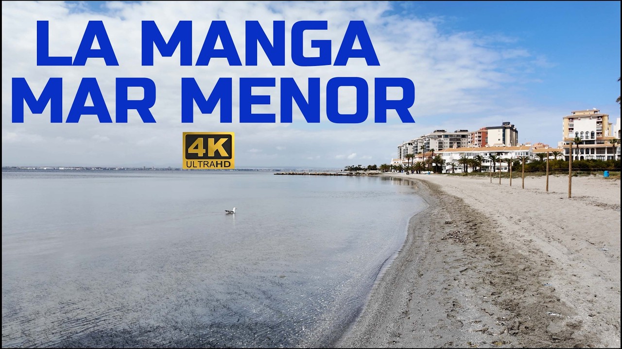 [4K] La Manga, Mar Menor, Murcia⎮Friday Afternoon Walk, Veneziola Area 🇪🇸