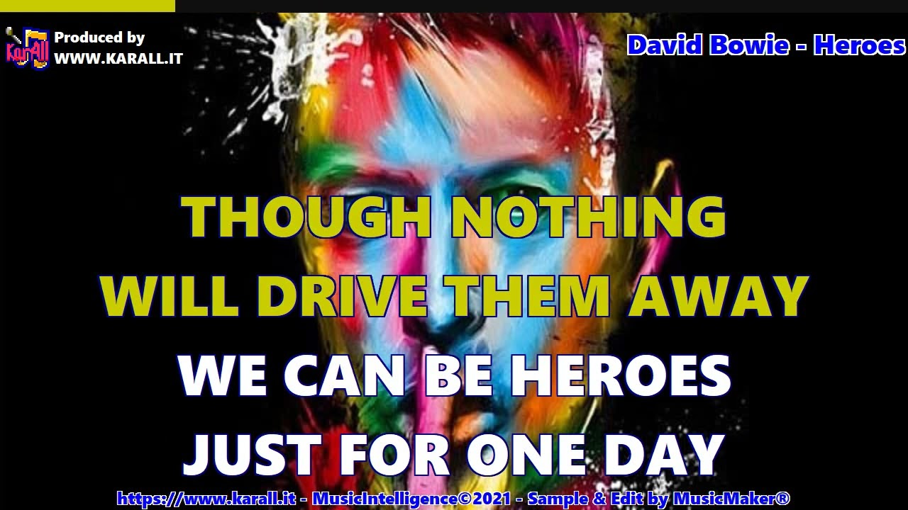 David Bowie - Heroes (KARAOKE)