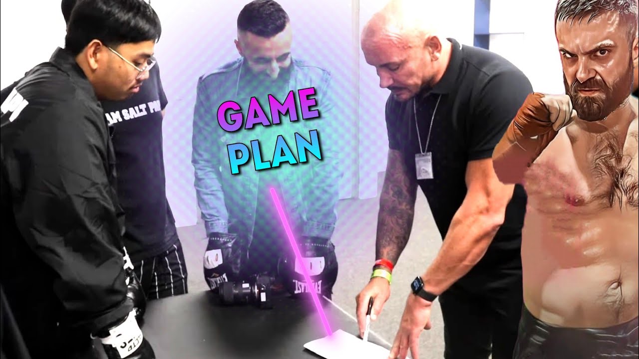 Salt Papi's Game Plan For Andy Warski | Misfits Boxing (BEHIND THE SCENES)