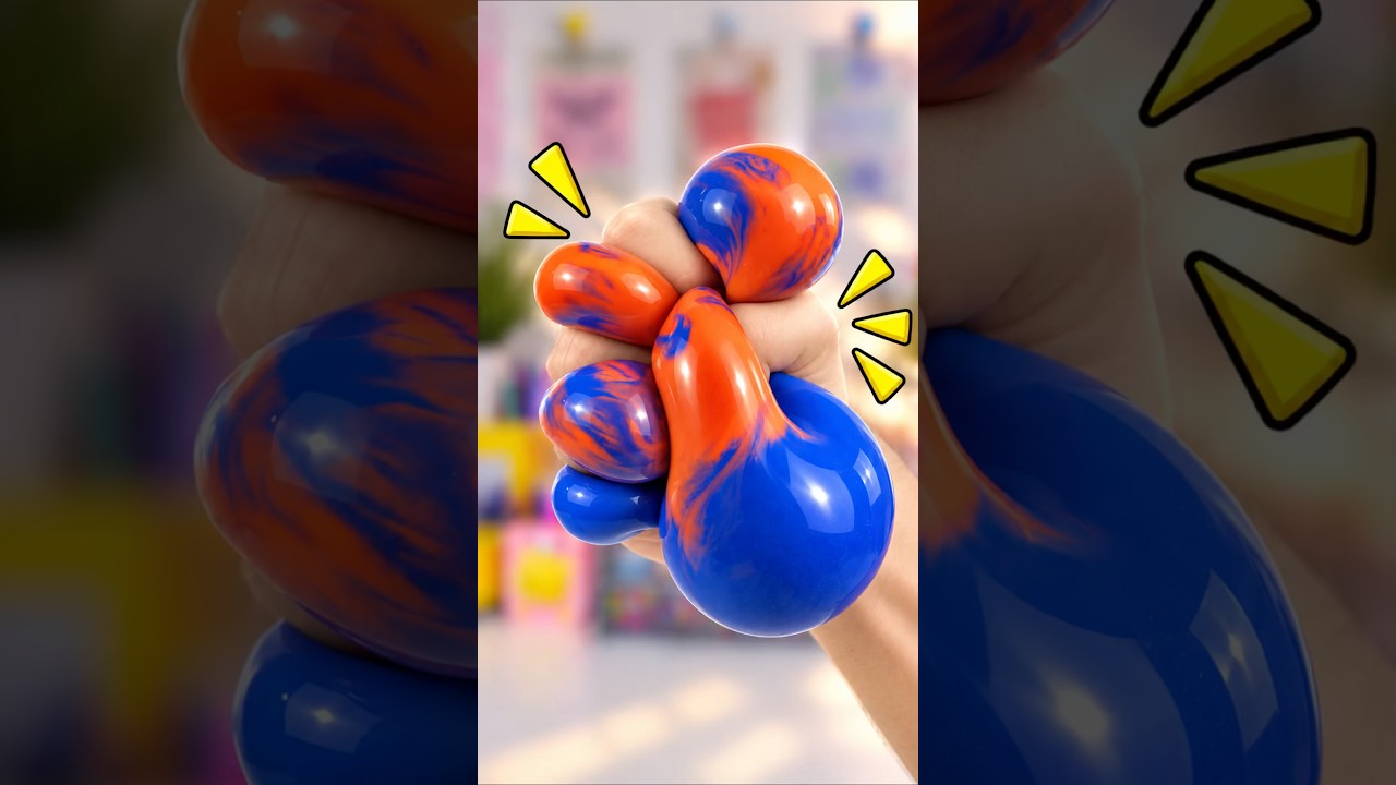 DIY Easy Stress Ball Squishy #trending #tiktok #shorts #craft #squishy #craftideas
