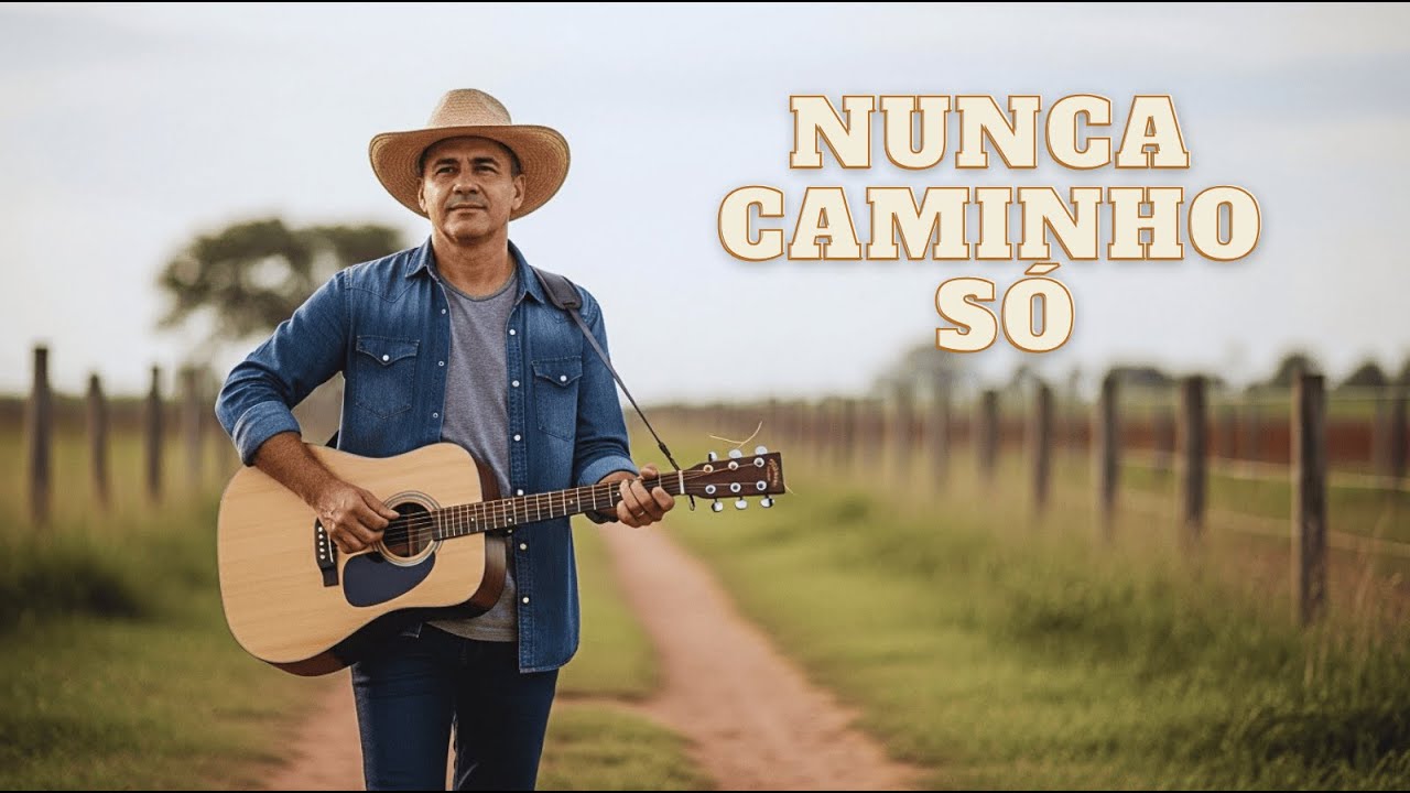 Nunca Caminho Só – Hino Country Gospel Inédito | Presença de Deus em Cada Passo