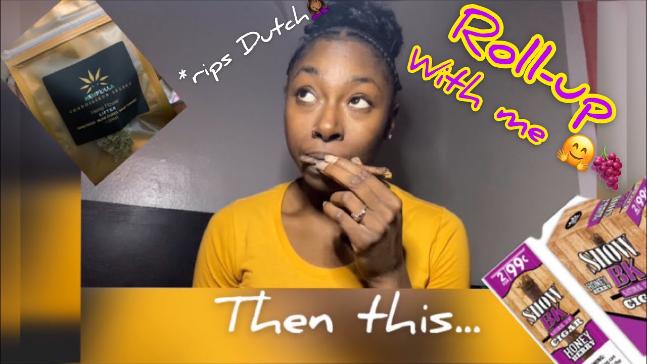Roll-up w/ Me | FIRST time smoking CBD 🤗🍇🍂🍃