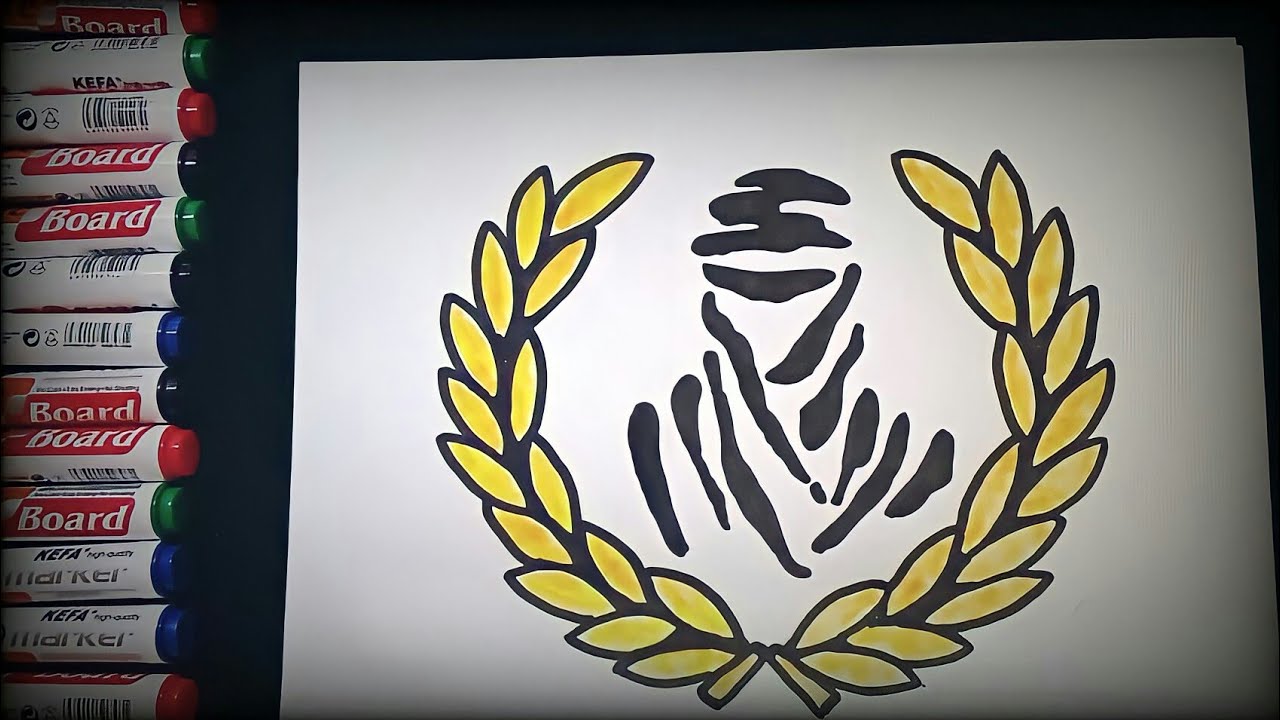 رسمت شعار التراس شباب المسيرة #SAHARA_STRONG_07